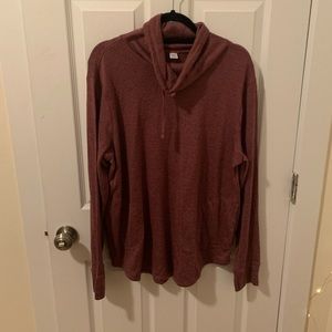 cowl neck sweater